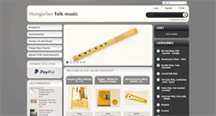 Desktop Screenshot of hungarianfolkmusic.com